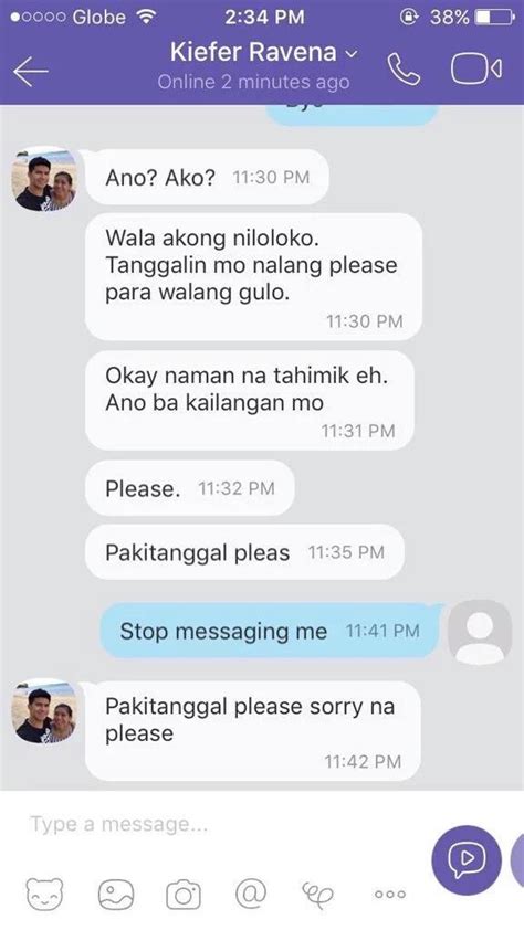 THE VIBER SCANDAL OF KIEFER RAVENA .